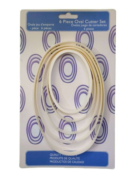 6 Piece Oval Cutter Set