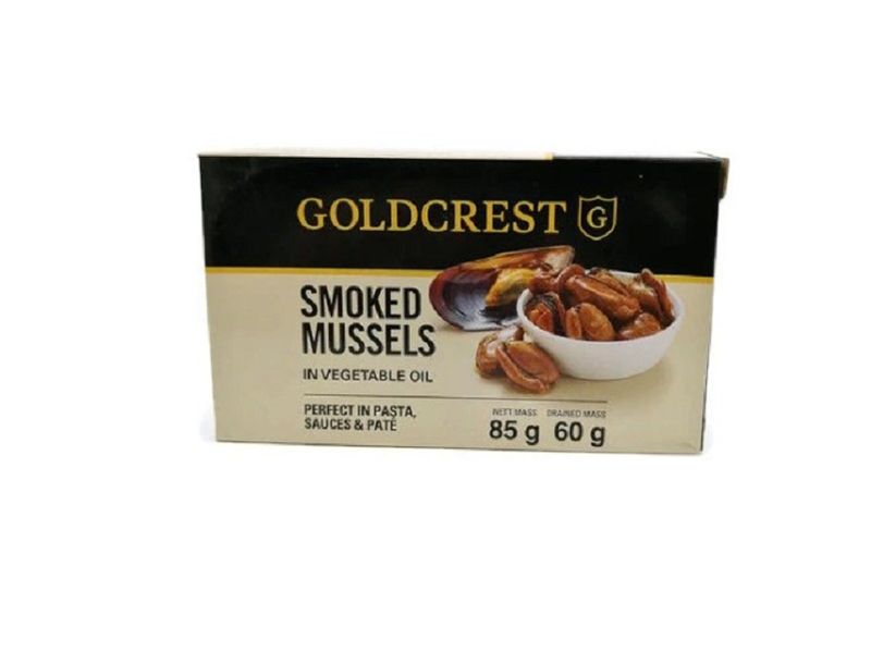 Goldcrest - Smoked Mussels in Vegetable Oil (25 x 85g)