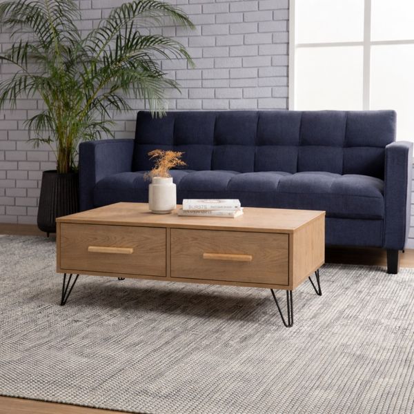 Bragg Samos Coffee Table, Oak &amp; Black