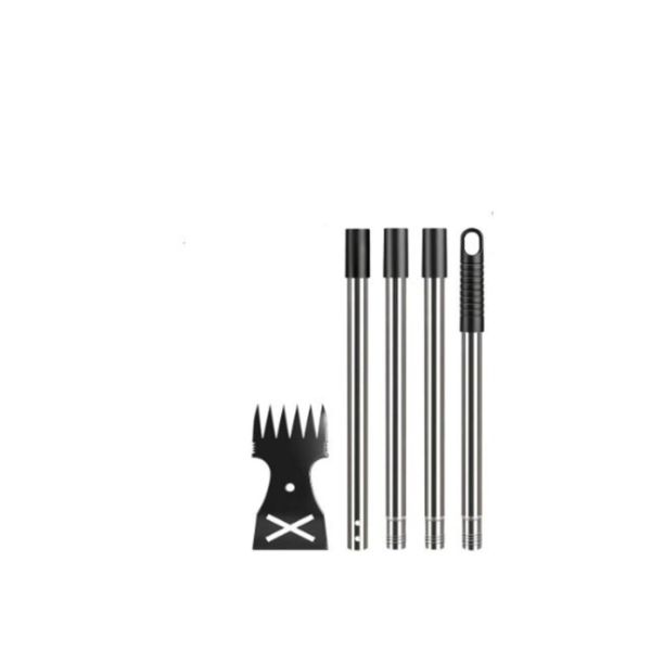 2-in-1 Weed Puller Tool with Adjustable Long Handle