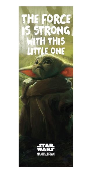 Star Wars: Mandalorian (Grogu) Door Poster (53cm x 158cm)