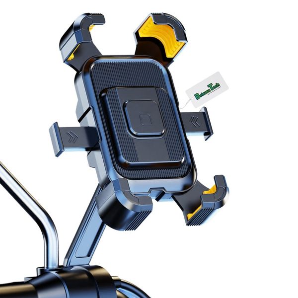 BotereuTech Bicycle Phone Holder Model B07 Mirror Mount Black