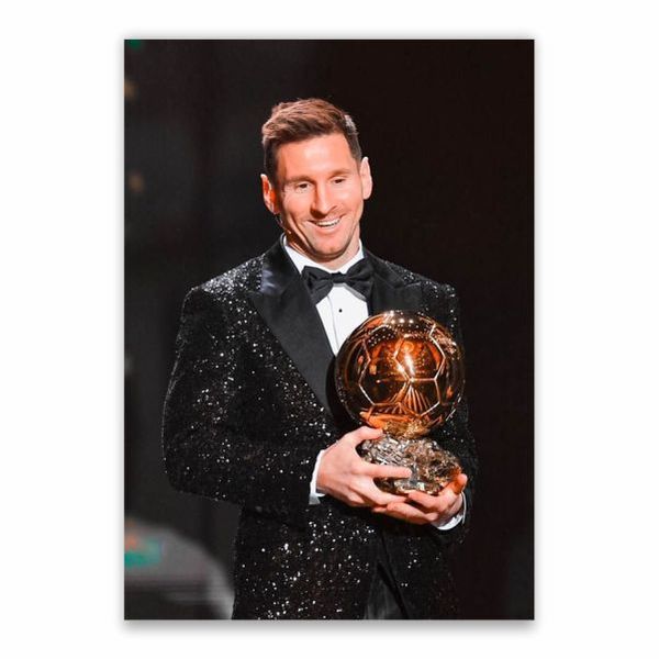 Messi Ballon D'Or Poster - A1