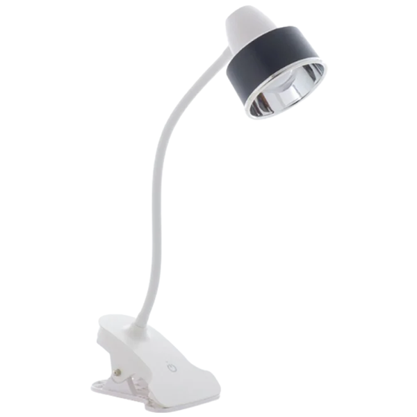 4000K Flexible 3 Speed 20 LED Light Clip On Desk Lamp