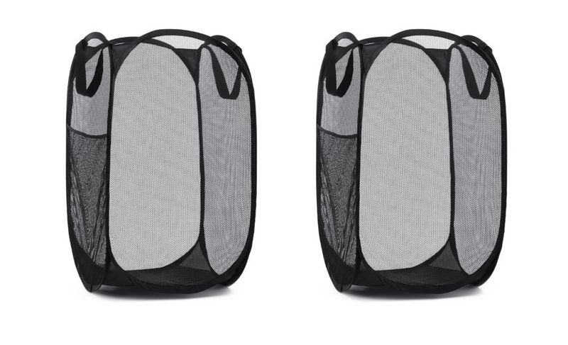 Inovv Black Laundry Collapsible Pop-Up Bag 2 Pack