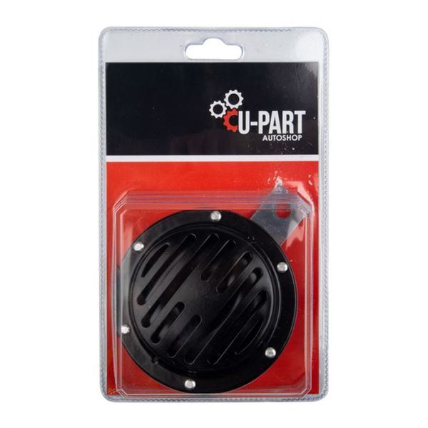 U-Part - Hooter Flat Round 12V Autoshop - 2 Pack