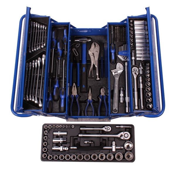 165 Piece Professional Tool Kit with Metal Tool Box
