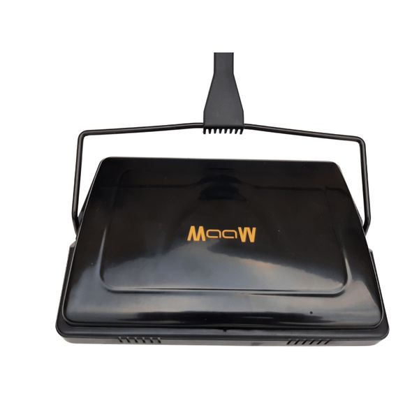 MAAW - Manual Carpet Sweeper Triple Brush - Multi-Area Floor Cleaner