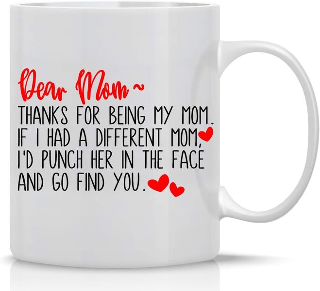 Dear Mom-Mother's Day-Valentine-Father's day-Christmas Gift Mug