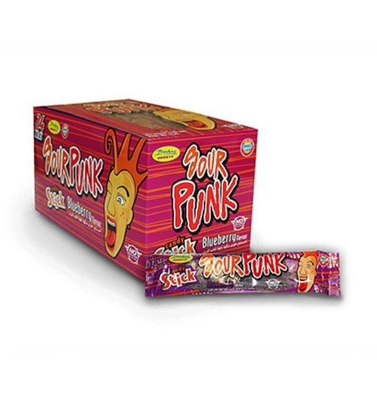 Blueberry Sour Punk Sticks - 24 Packs