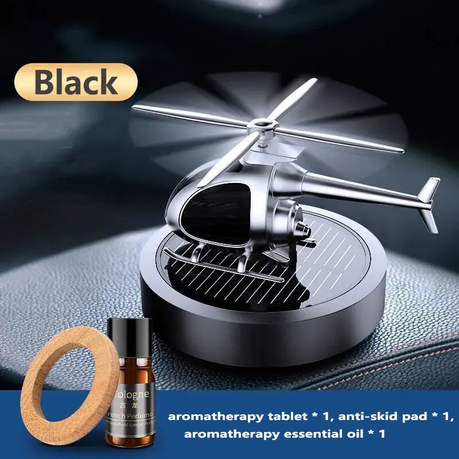 Helicopter Solar Power Car Air Freshener Aromatherapy with Rotation, Shop  Today. Get it Tomorrow!