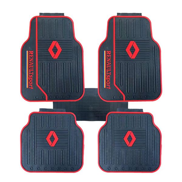 CFM-001-5-RENAULT, Universal 5 PCS Rubber 3D Moulded Car Floor Mat
