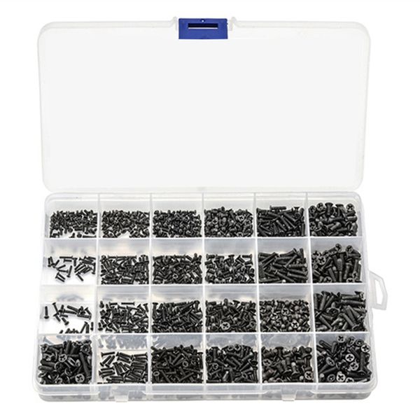 720Pcs Screw Set M1.4 M1.7 M2 M2.5 Carbon Steel Computer Screws Kit