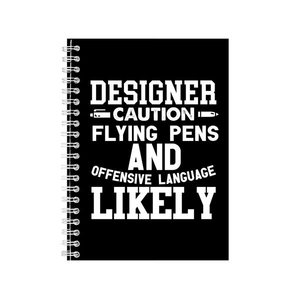 Designer Wire Bound Notebooks Designing Gift Idea Writing Books Notepad