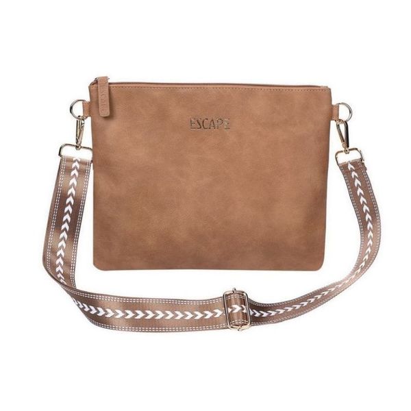 Escape - Rectangular Cross Body Bag - Arrow print Strap