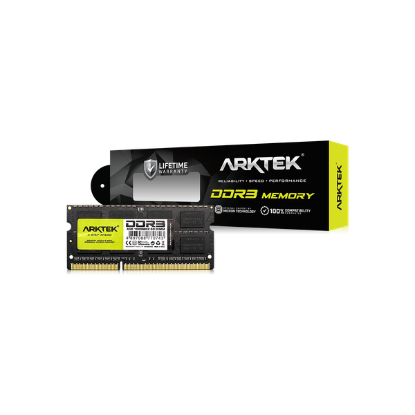 Arktek 4GB DDR3 1600MHz SO-DIMM Laptop RAM Module - PC3-12800 Memory