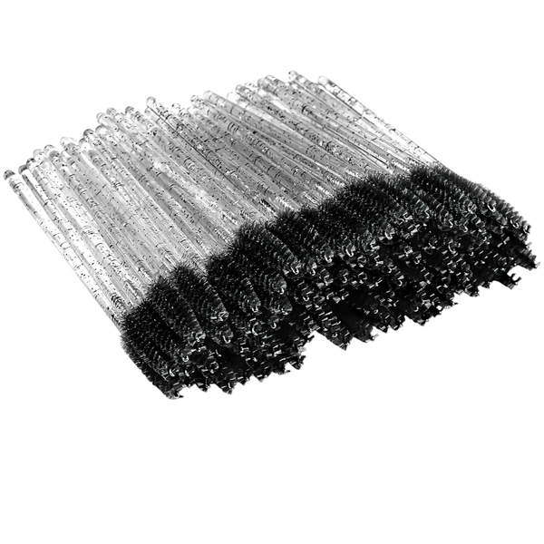 50 Black Glitter - Mascara Wands &amp; Spoolies