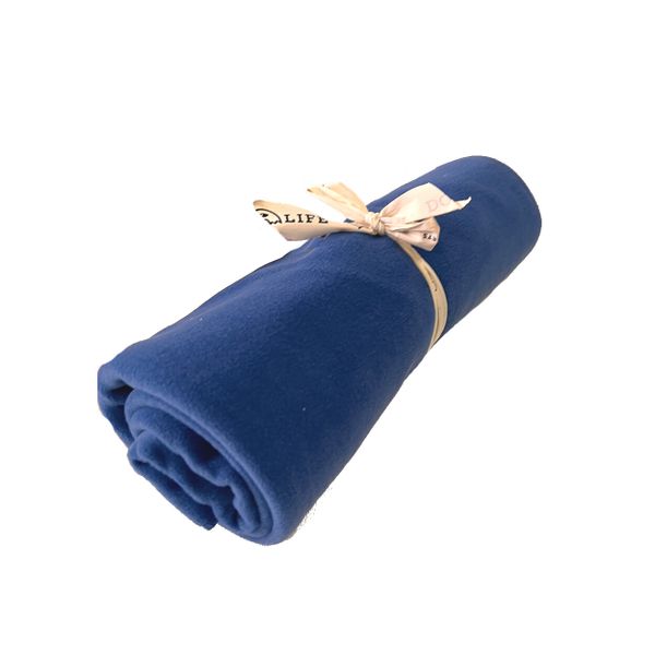Polar Fleece Blanket Saphire Blue