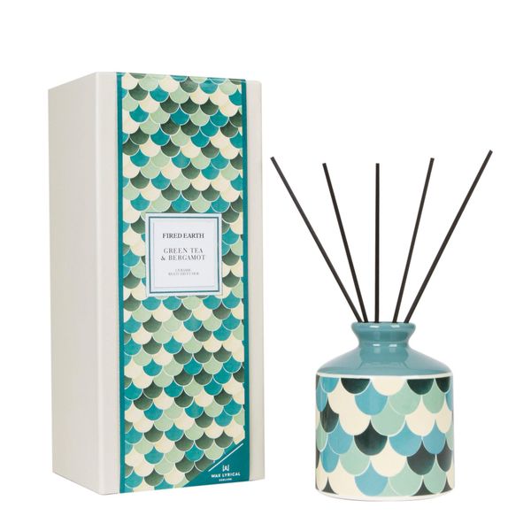 Wax Lyrical Green Tea and Bergamot Ceramic Reed Diffuser