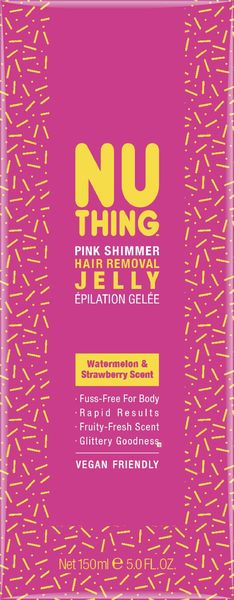 Nuthing Hair Removal Jelly Pink Shimmer 150ml