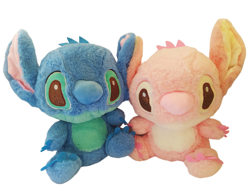 Stitch & Angel Combo - Super Soft Plush Toy - Lilo & Stitch - Glitter ...