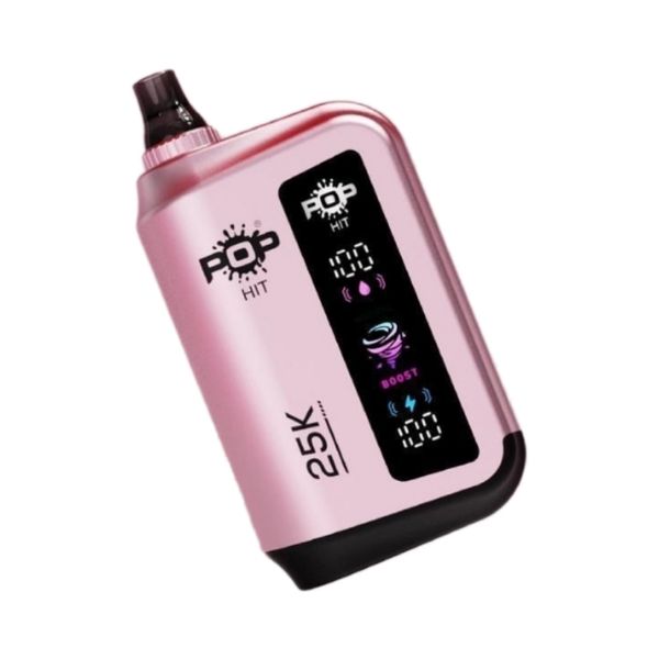 Pop Hits 25000 Puffs Disposable Vape - Strawberry Milk (Pack of 5)