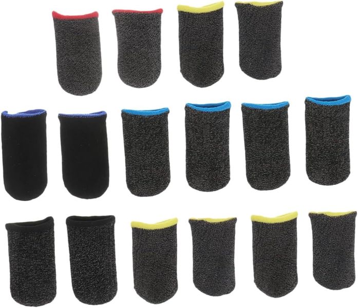 Non-slip Breathable Finger Sleeves Screen Guard for Mobile Games &amp; Sports