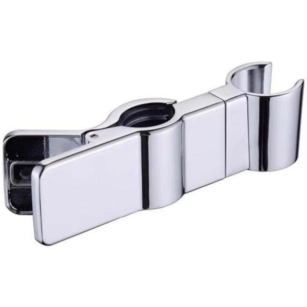 Clip-On Handheld Shower Head Holder-Adjustable Slide Sleeve Bracket