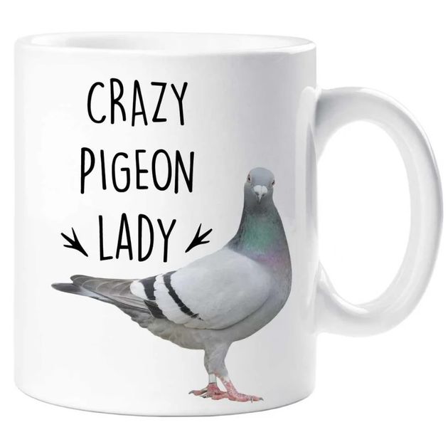 Crazy Pigeon Lady Gift Mug