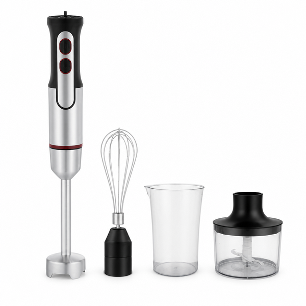Hand Blender 1500W 4in 1 Stainless Steel with Ice Crushing Blade