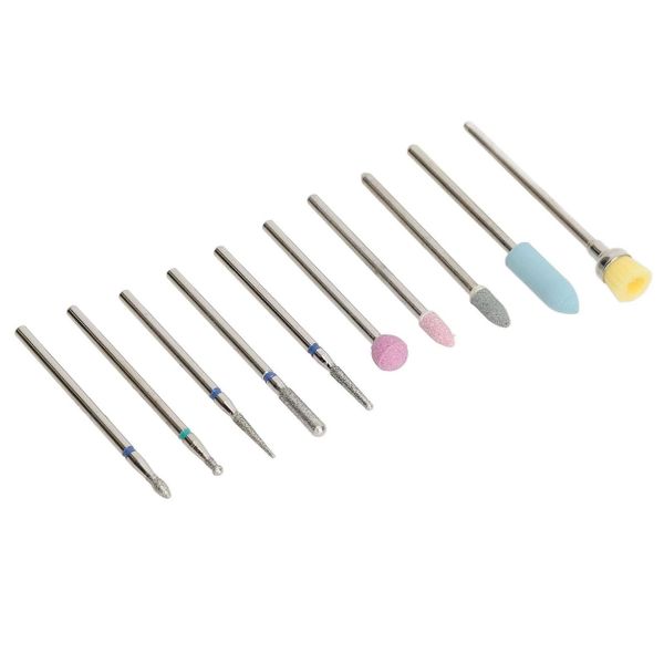 Professional 10pcs Nail Drill Bit Set