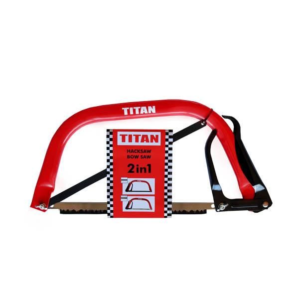 Titan Hacksaw Bow Saw 300mmsteel/Wood Carton Label