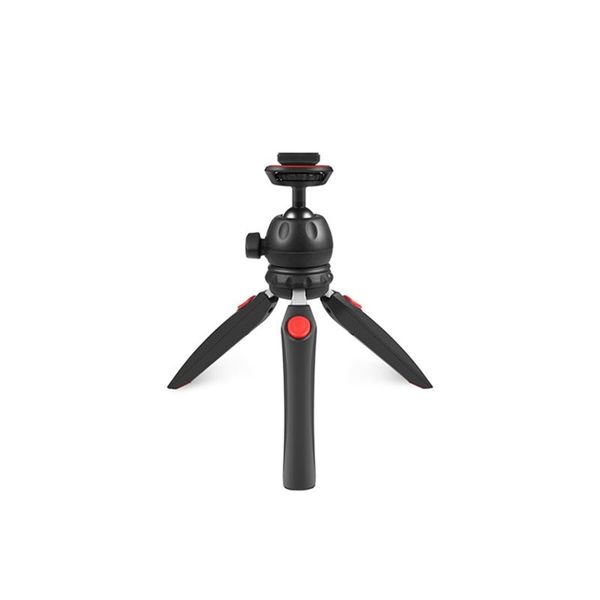 Portable Bracket Vlog Live Stabilizer Tripod With Phone Clip Black