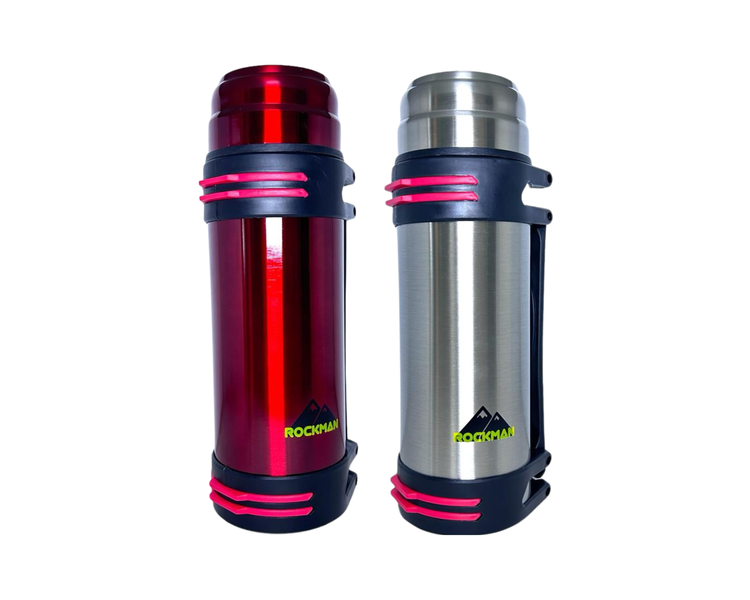 Rockman 2l Vaccum Travel Flask Hot and Cold Water Combo