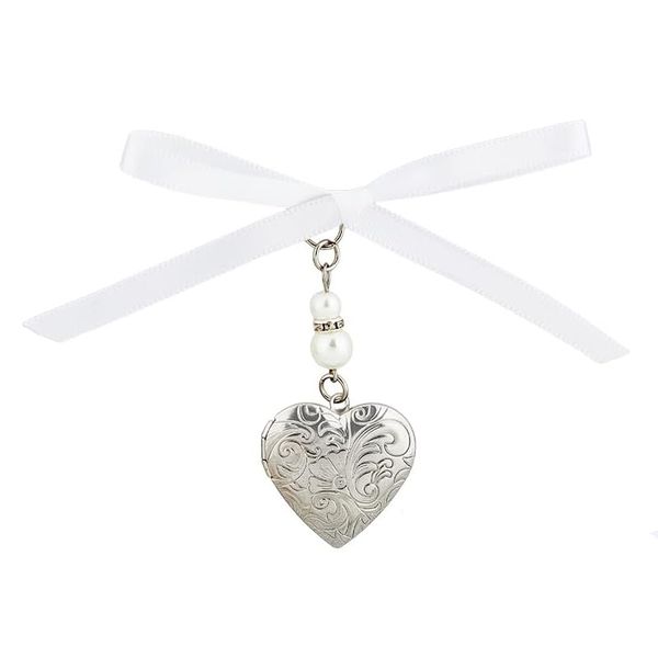 Heart Memorial Wedding Bouquet Photo Pendant Locket