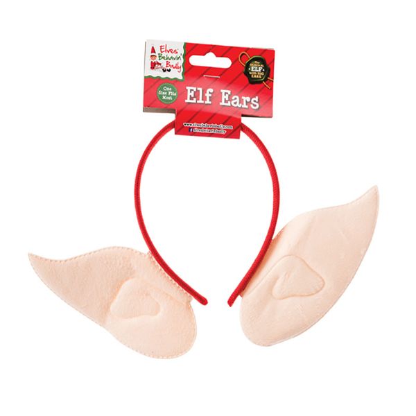 Elf Ears - Xmas Dress Up - Headband Ears - Pink - 6 Pack