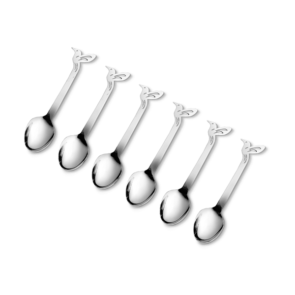 Carrol Boyes Teaspoon Set of 6- Hummingbird