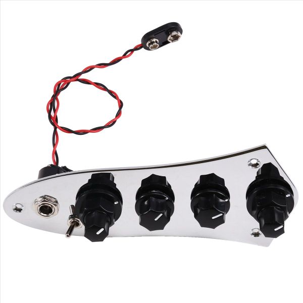 Guitar Bass Control Plate Pre Wired Supplies Wired Switch Control Plate for