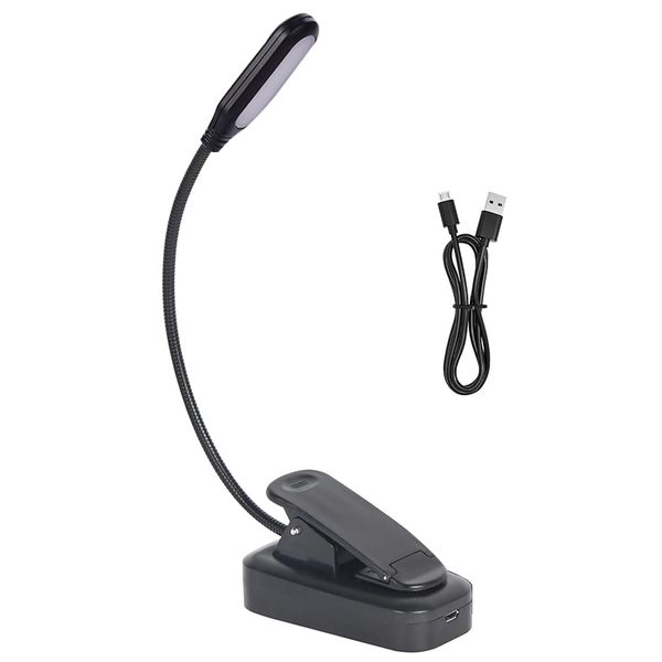 USB-C Rechargeable Book Light for Reading 3 Color Temperatures