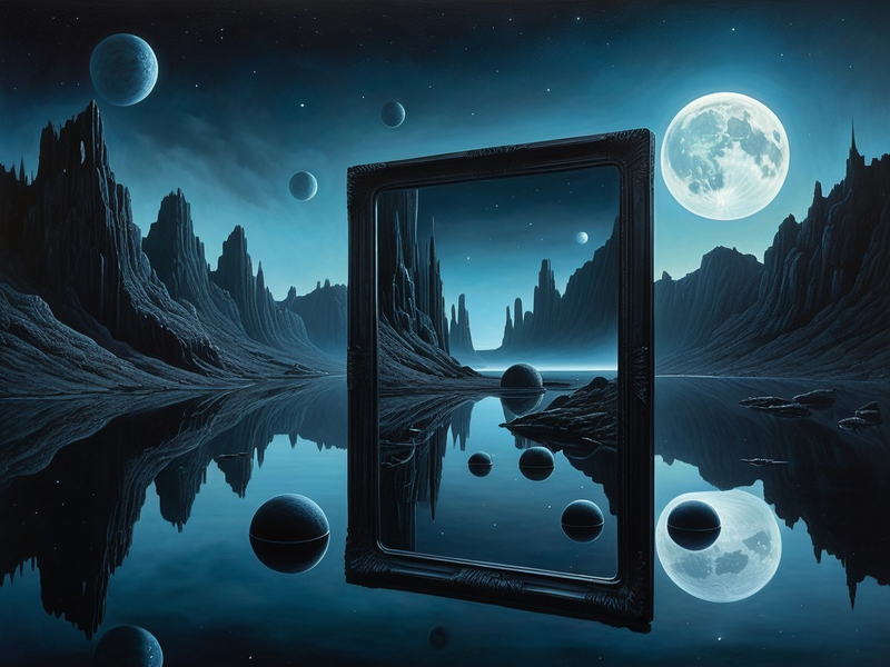 Canvas Wall Art Home Decor - Alternate Worlds