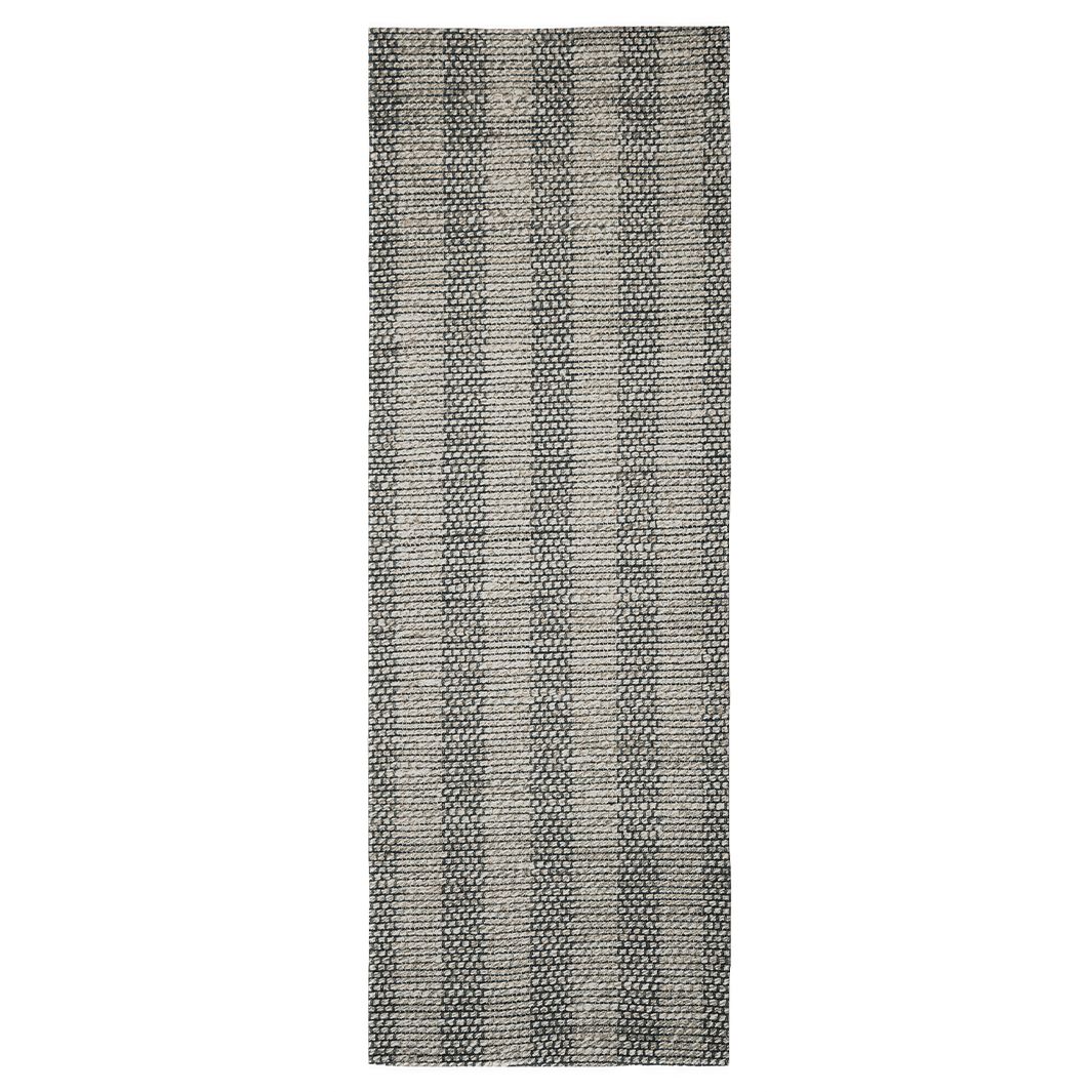 Cape Art Chenille Contemporary Blue Minimalistic Lines Runner Rug ...