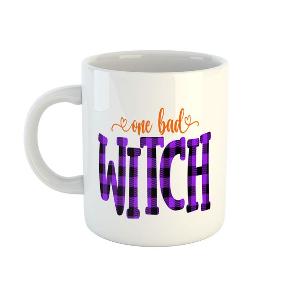 Mug Halloween - One Bad Witch