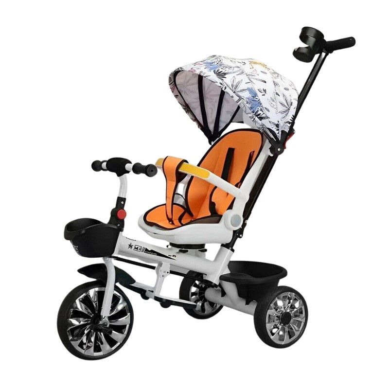 Tricycle Bike Reverse Toddler Trike RideOn Baby Prams Kids Toy