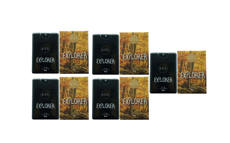 Perfume Box Explorer For Him Cologne Pocket size Set of 5s