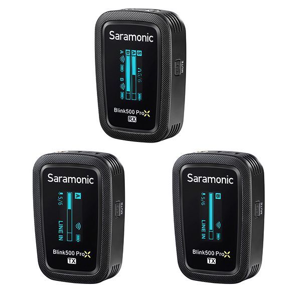 Saramonic Blink500 ProX B2 Dual-Channel 2.4GHz Wireless Microphone System