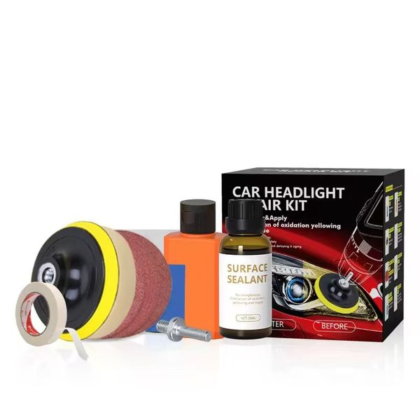 Car Detailing Headlight Restore Kit High Transparency Restorer
