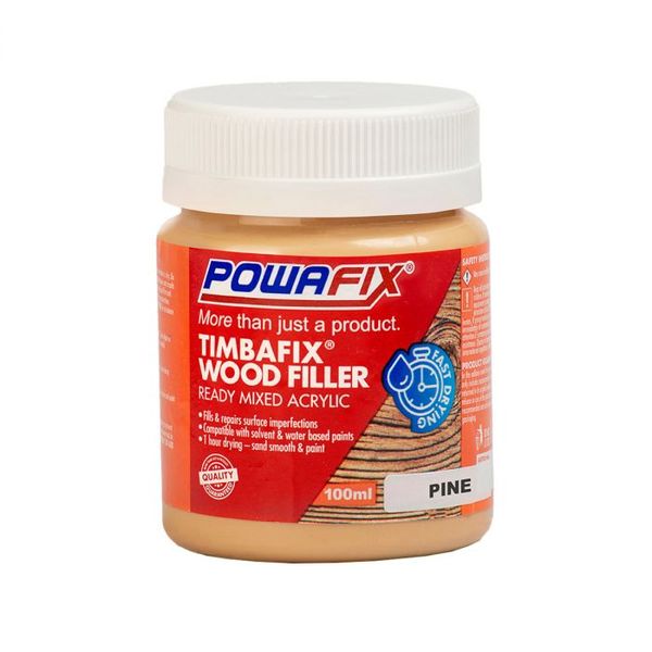 Powafix - Timbafix Wood Filler Pine 100ml - 12 Pack