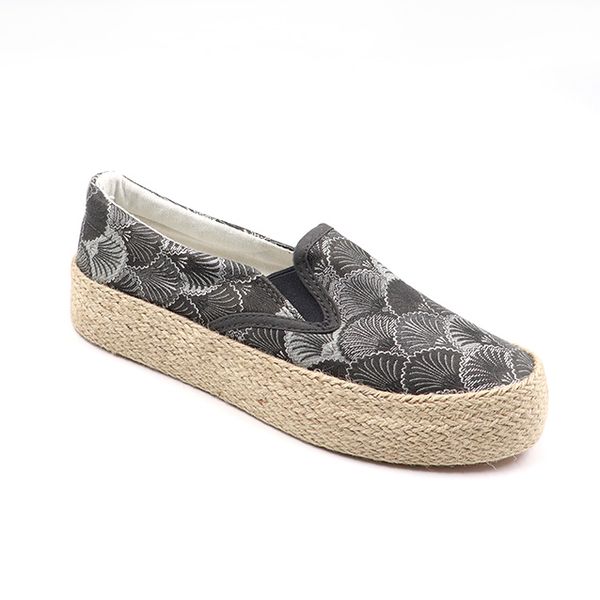 Ladies Slip On Espadrille Outsole Sneakers