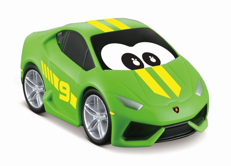 BB Junior Push &amp; Race - Lamborghini Huracan (8.9cm Long) - Green