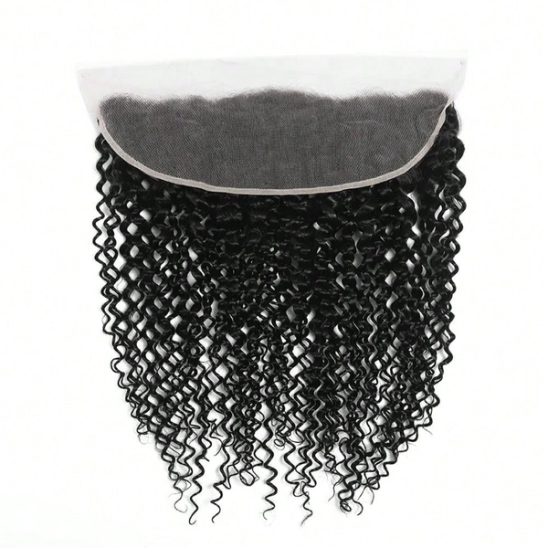 13x4 HD Lace Frontal Closure Only Natural Black Human Hair Ear to Ear 10IN